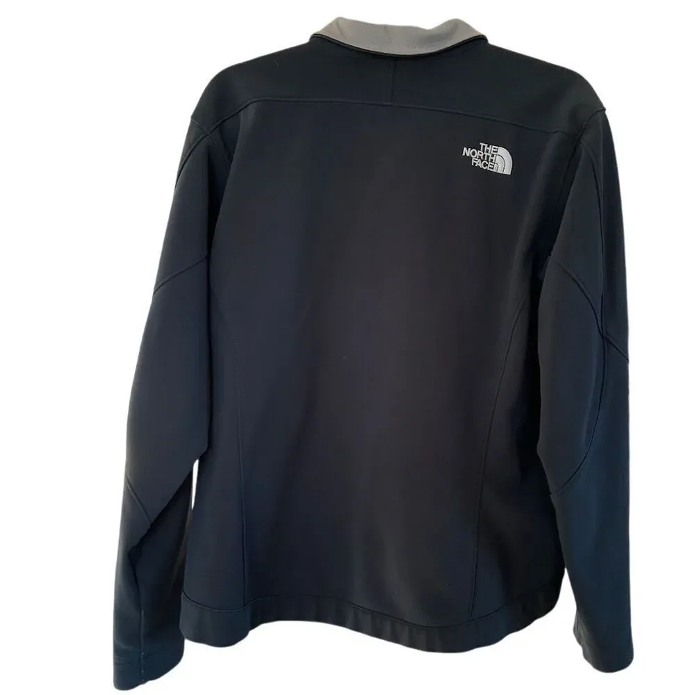 The North Face Men's Black Softshell Jacket Size M Weather Resistant